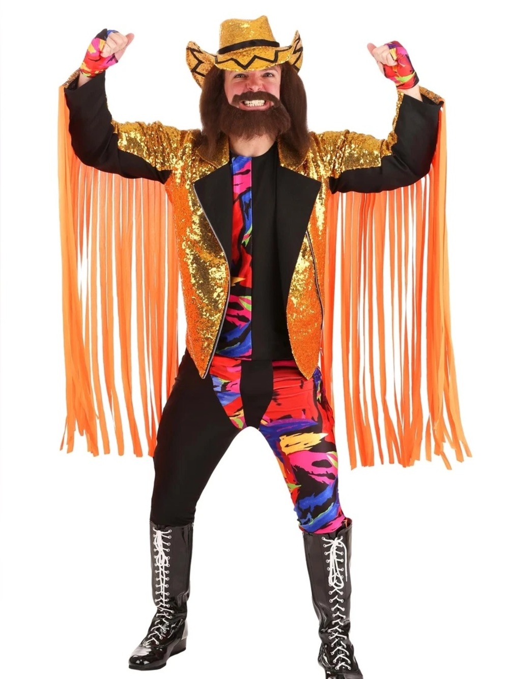 WWE Macho Man Randy Savage Halloween Costume Dress Up Men’s NEW